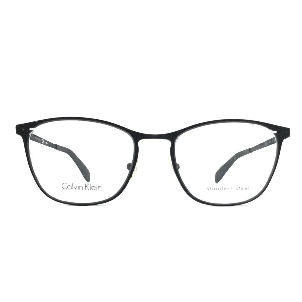 Calvin Klein Eyeglasses Frames CK5411 001 Matte Black Cat Eye Full Rim 51-19-140